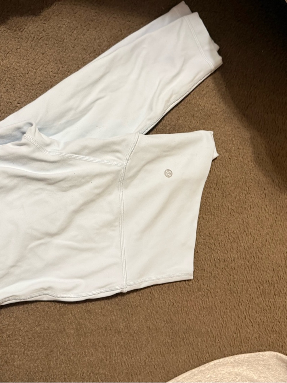 lululemon athletica pale blue Leggings with Subtle Logo